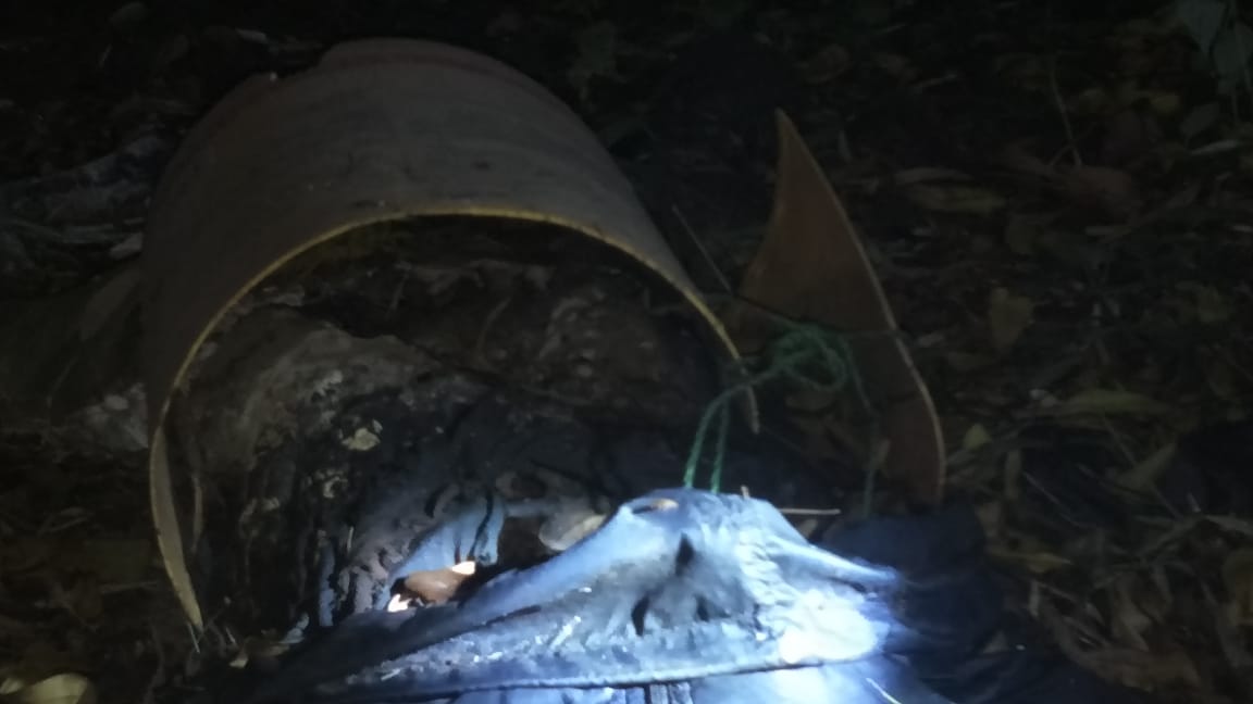 Warga Cihuni Heboh Ada Mayat Tinggal Tulang Belulang Di dalam Ember Bekas Cat