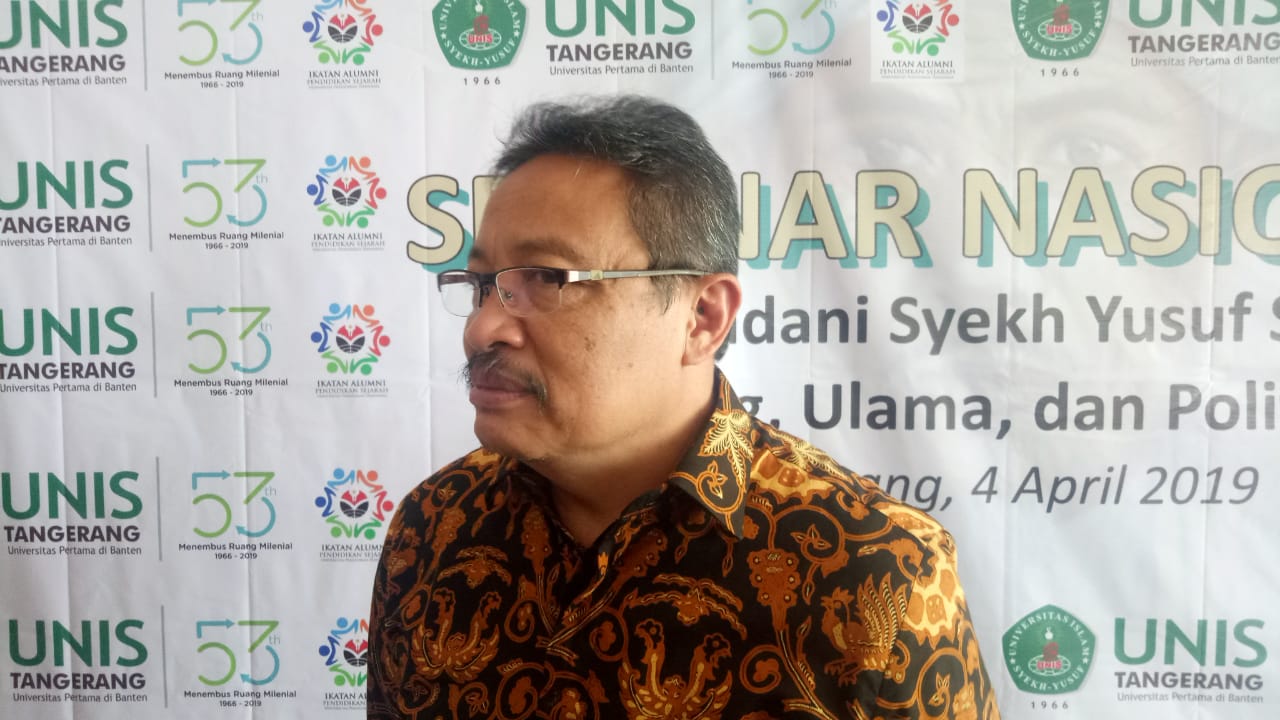 Rektor UNIS Tangerang, Prof. Mustofa Kamil.(ger)