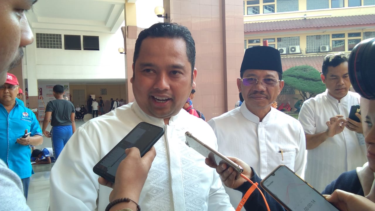 Wali Kota Tangerang Arief R. Wismansyah mendukung pemindahan ibu kota.(ayip)