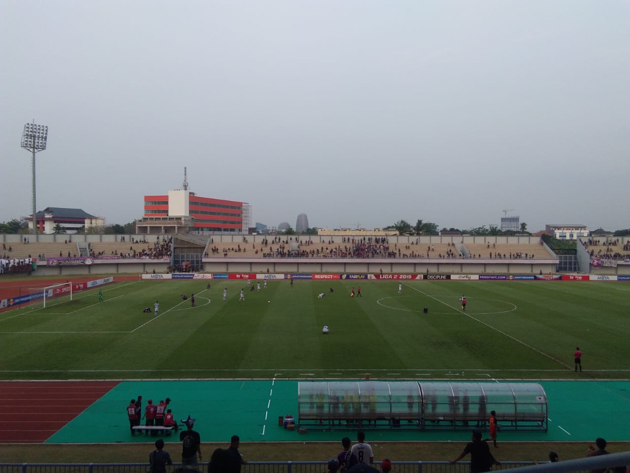 Bermain di Stadion Sport Center Kelapa Dua Tangerang, Persita petik poin penuh melawan PSCS Cilacap 3-1.(don)