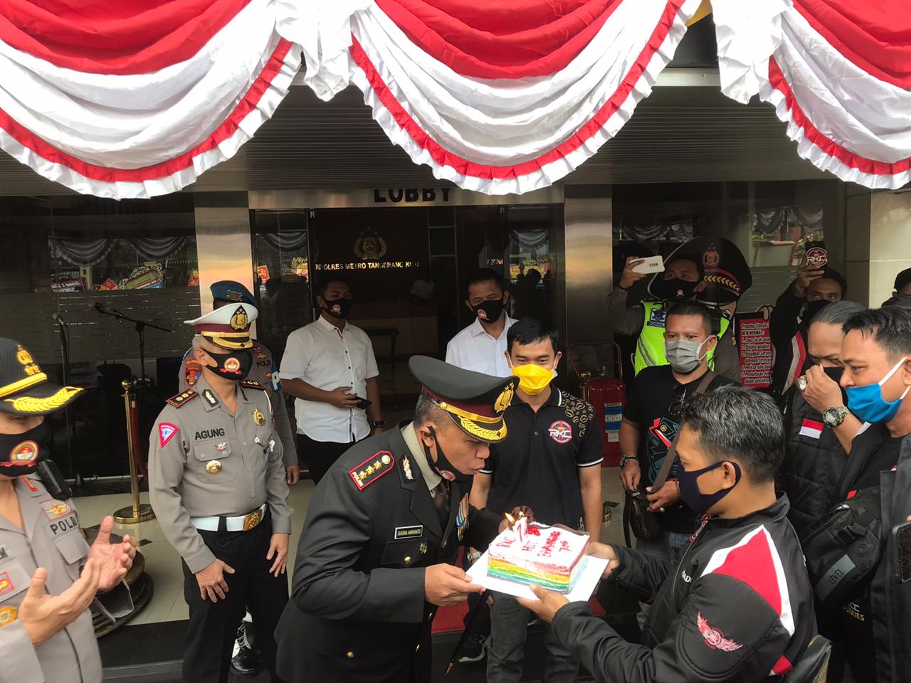 RKC Berikan Kejutan ke Polres Metro Tangerang