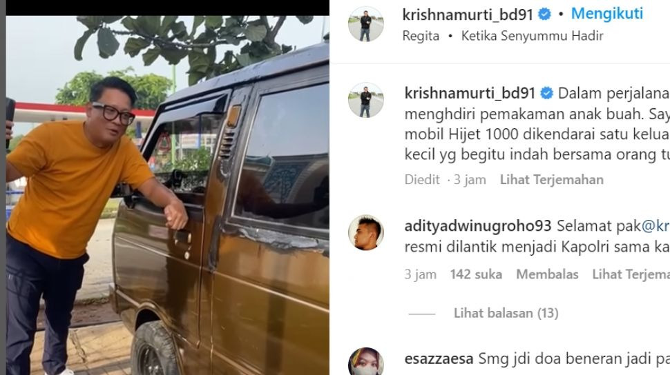 Krishna Murti Tersenyum Sumringah Dipanggil Sebagai Pak Kapolri Oleh Warga