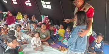 Baguna PDI Perjuangan Dirikan Posko Bantu Korban Gempa di Cianjur