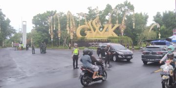 Kawasan GWK Dijaga Ketat Petugas Jelang Jamuan Malam Delegasi KTT G20