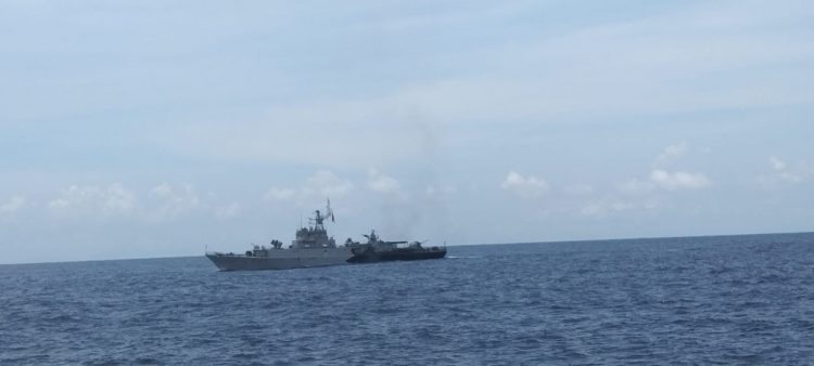 Kapal Canggih KN SAR Wisnu 103 Patroli Pengamanan di Perairan Nusa Dua