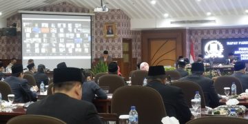 Rapat Paripurna DPRD Kota Tangerang (Suara Nusantara/Maya Sahurina)