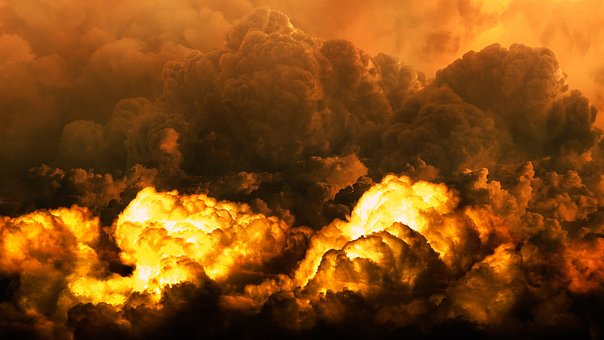 ilsutrasi ledakan bom (Pixbay)