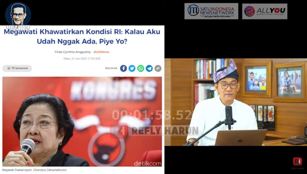 Youtube Refly Harun/Tangkapan Layar