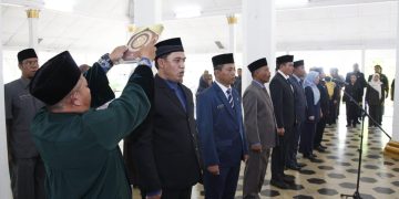 Pelantikan enam pejabat tinggi pratama Pemkab Lebak. Keenam pejabat yang dilantik tersebut merupakan hasil seleksi terbuka untuk menempati jabatan kepala OPD yang kosong.(Humas Pemkab Lebak)