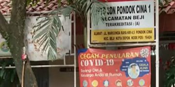 halaman SDN Pondok Cina 1 (Youtube Official Net News/Tangkapan Layar)