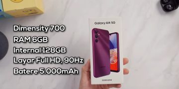 Galaxy A14 5G (Youtube GadgetIn/Tangkapan Layar)