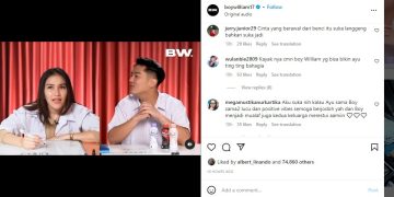 Boy Wiliam dan Ayu Tin Tinga konten bersama