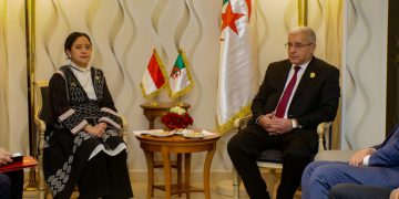 Puan Maharani saat bertemu dengan Parlemen Aljazair (dok, tim puan)