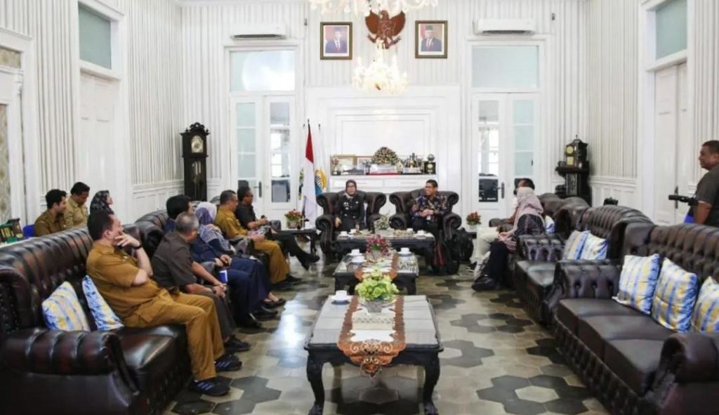 Kunjungan Tim 4 Ditpermas KPK RI ke Pemkab Lebak terkait salah satu desa yang direkomendasikan menjadi percontohan Desa Antikorupsi.(ist)