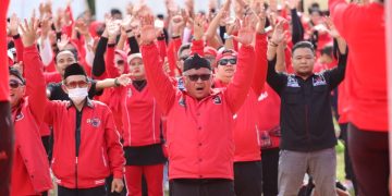 Apel Siaga di Lebak, PDIP Bagi- Bagi Hadiah Hingga Uang Tunai Puluhan Juta