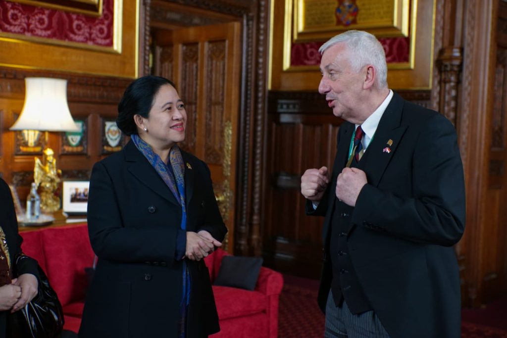 Puan Maharani Bertemu Lindsay Hoyle di Inggris (Dok. DPR RI)