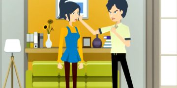 ilustrasi kekerasan dalam rumah tangga (Youtube BPHNTV/tangkapan layar)