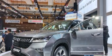 Mobil Wuling Alvez di pameran IIMS 2023 (SuaraNusantara/Ifn)