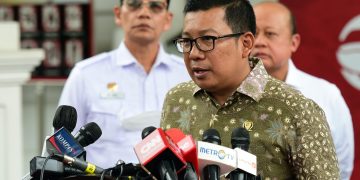 Kepala Bapanas Arief Prasetyo Adi memberikan keterangan pers, Rabu (15/03/2023), siang, di Kompleks Istana Kepresidenan, Jakarta. (Foto: Humas Setkab/Rahmat)