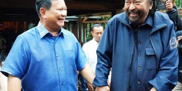 Prabowo Subianto dan Surya Paloh (Foto, Facebook @Prabowo Subianto)