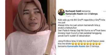 guru honorer nekat jual ginjal di medsos (Instagram/@zonamahasiswa)