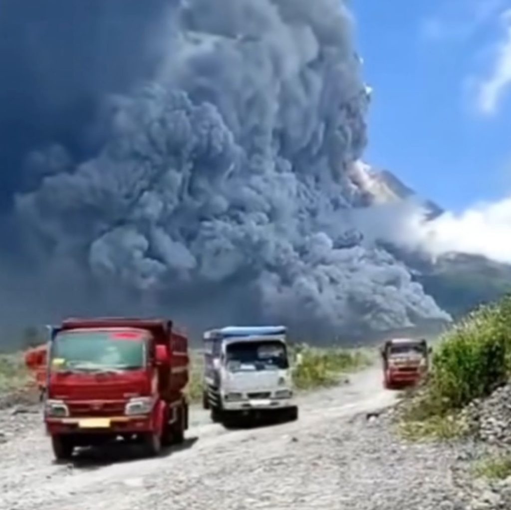 update Gunung Merapi (Instagram/@wisatajogja_)