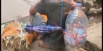 ODGJ bawa uang puluhan juta (Instagram/@info_uniik)