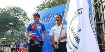 Al Muktabar kampanyekan Gerakan Bangga Berwisata dan Bangga Buatan Indonesia. Gerakan ini sebagai salah satu upaya dalam mengendalikan inflasi.(ist)