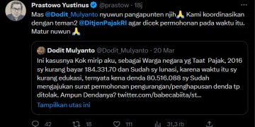 tweet @prastow/tangkapan layar