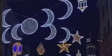 Conventry Street London dihiasi ornamen Ramadhan (ist)