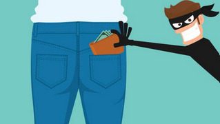 ilustrasi aksi pencopetan (foto : istockphoto.com)