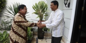 Prabowo sambangi rumah Wiranto (Instagram/@kemhanri)
