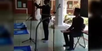 pelaksanaan sholat jumat Ponpes Al-Zaytun (Instagram/@zonamahasiswa.id)