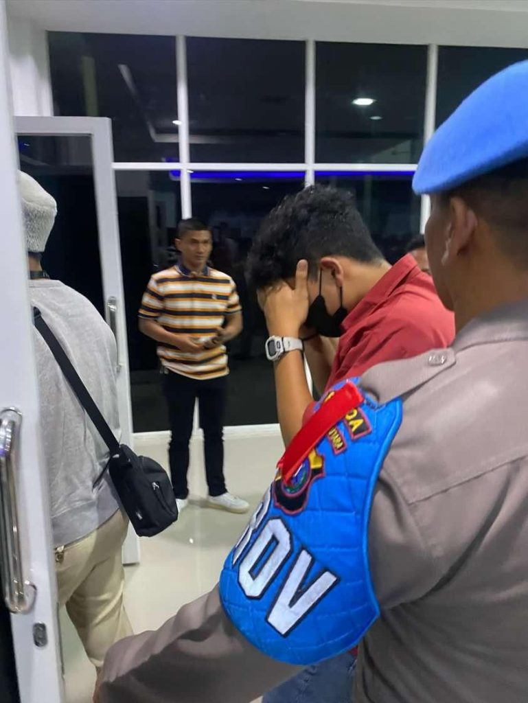 Penangkapan Anak Perwira Polda Sumut ( Twitter @Mazzini_gsp )