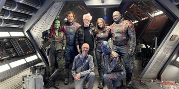 Cast and director Guardian of The Galaxy _Twitter @jamesgunn