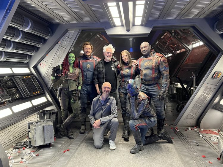 Cast and director Guardian of The Galaxy _Twitter @jamesgunn