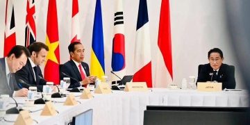 Presiden Joko Widodo di pertemuan KTT G7 (Instagram/@jokowi)