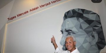 postingan IG Ganjar di museum Rangkasbitung // ss IG Ganjar