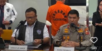 konferensi pers Andi Pangerang eks peneliti BRIN di Mabes Polri / SS IG Divisi Humas Polri