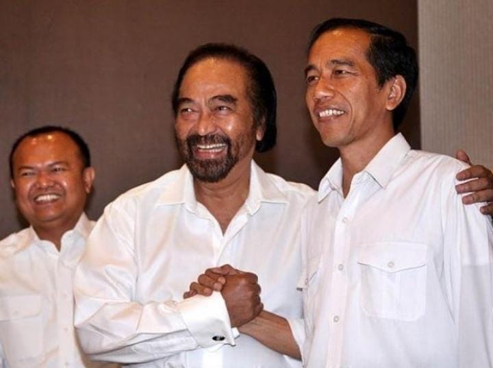 Surya Paloh bersama Presiden Jokowi (Instagram/@suryapaloh.id)