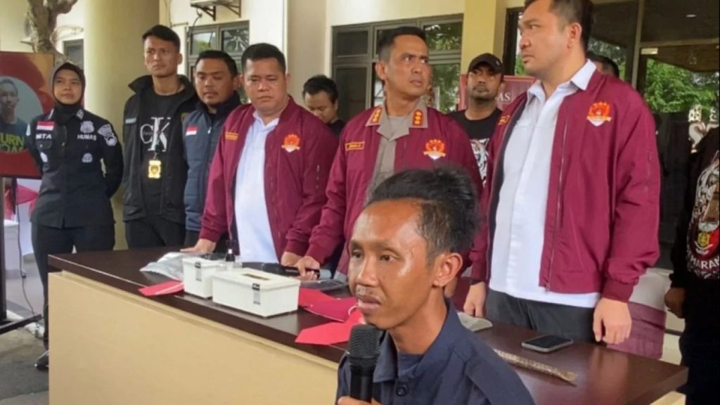 Pelaku pembunuh bos depo air isi ulang (Ist)