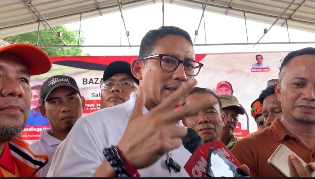 Sandiaga Uno Jelasin soal rencana kedatangan Coldplay ke Indonesia / SS Istimewa