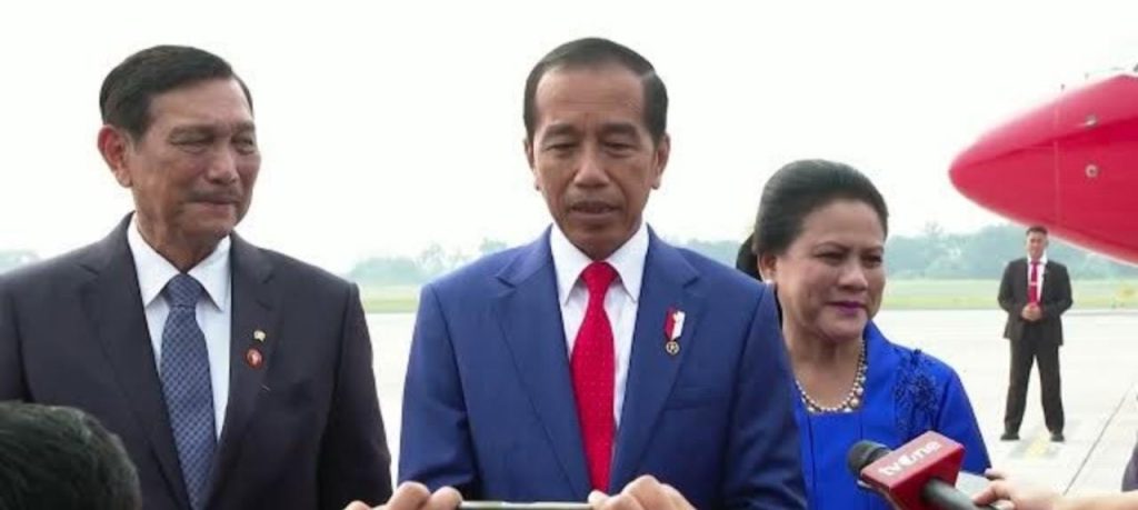 Jokowi beri keterangan pers soal Jhonny G Plate