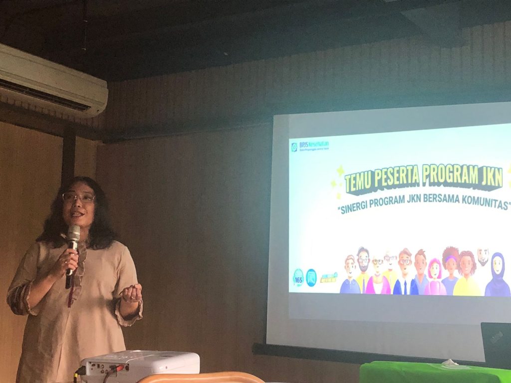 Kepala BPJS Kesehatan Cabang Tangerang, Ratih Trinastiti Dewayani, Rabu (24/5/2023). (Maya)