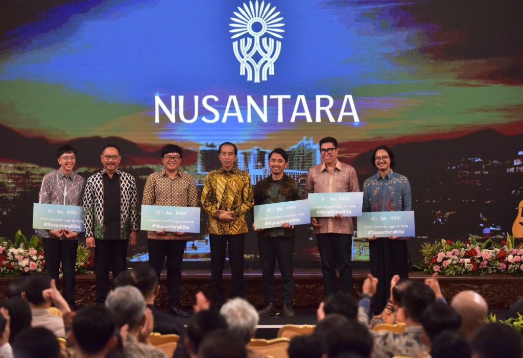 Presiden Jokowi Meluncurkan Pohon Hayat Menjadi Logo IKN ( Sekretariat Kabinet )