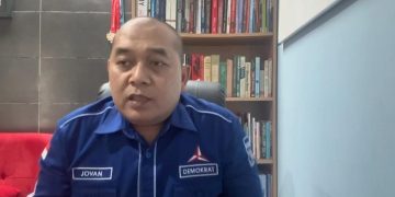 Waksekjen Demokrat Jovan tanggapi kabar pemakaian AHY jadi Cawapres Anies Baswedan/ SS Istimewa