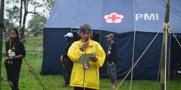 PMI Kota Tangerang Gelar Pelatihan Posko PMI di Army camp Bogor