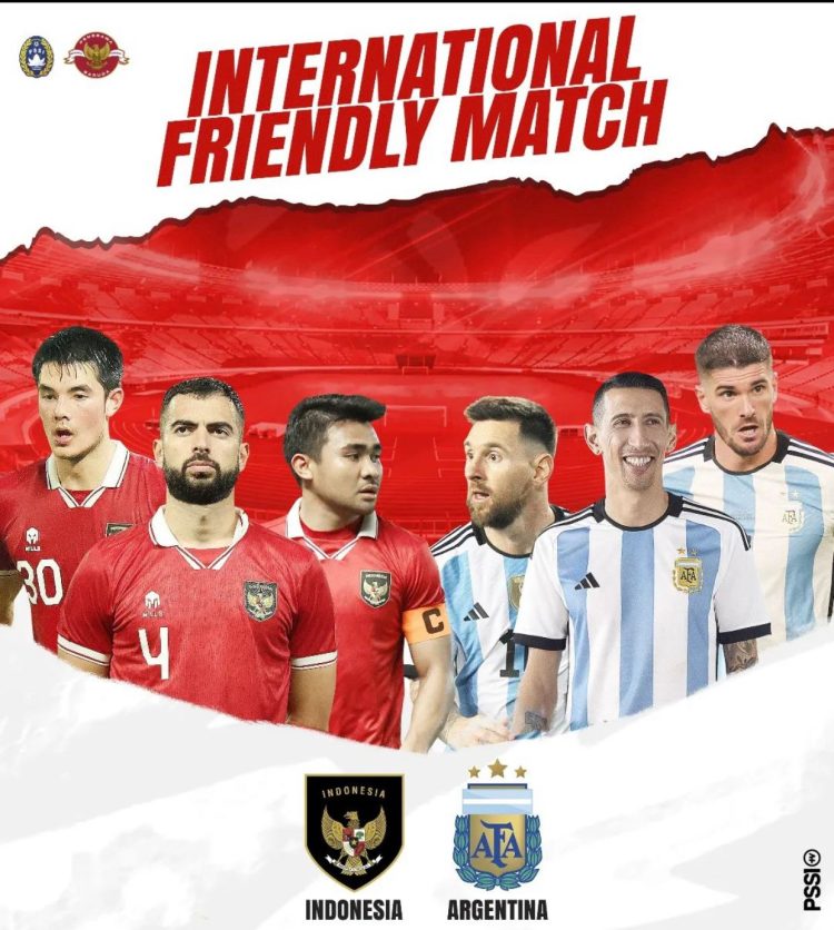 Tikter Pertandingan Indonesia Vs Argentina Ludes Dalam Waktu 12 Menit ( PSSI )