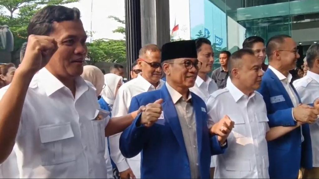 pertemuan elite gerindra dan PAN di kantor DPP PAN / istimewa