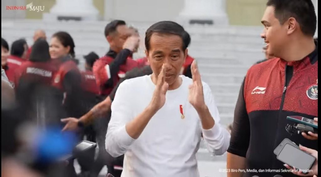 Jokowi Dorstop usai pemberian bonus untuk Atlet SEA Games
